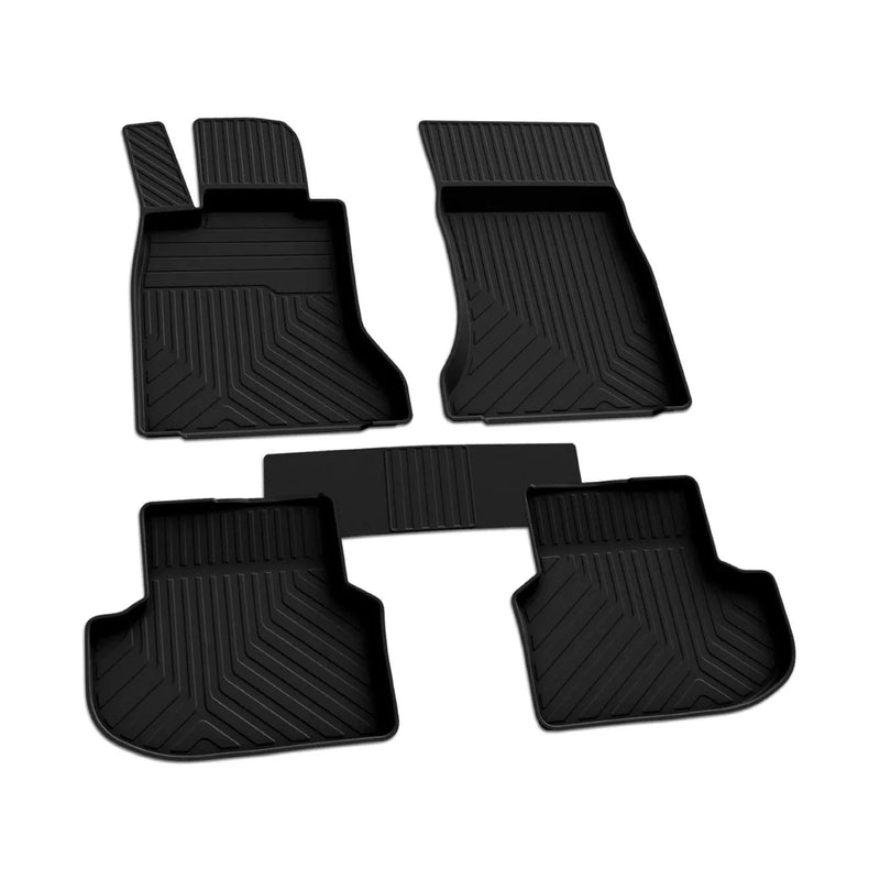 2017-2023 BMW 5 Series G30 G31 Sedan Touring Floor Mats Liners Full Set All Weather Black