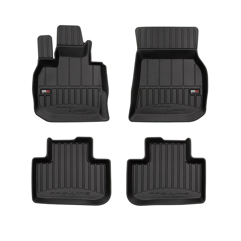 2018-2023 BMW X4 G02 Premium Floor Mats Liners Full Set All Weather Heavy Duty Black