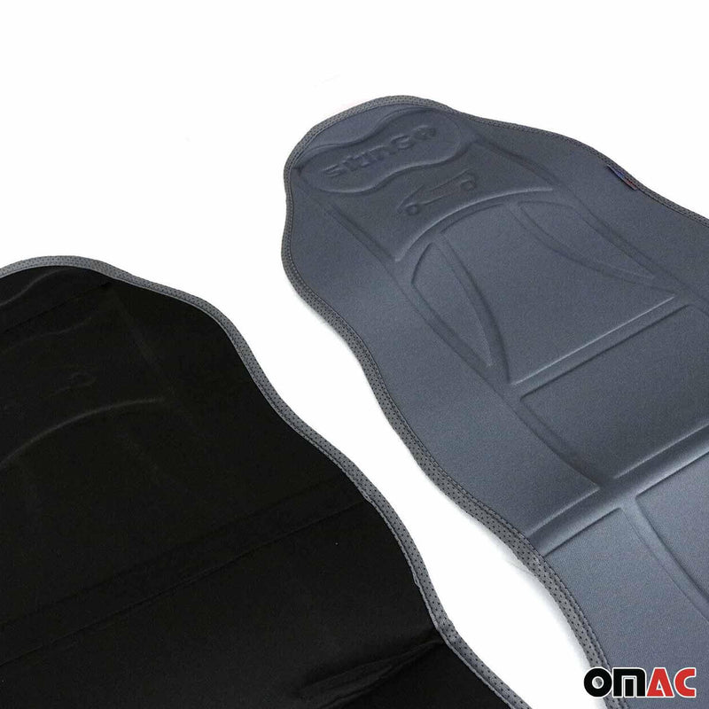 Alfa Romeo Car Seat Protector Cushion Cover Mat Pad Gray Gray 2 Pcs