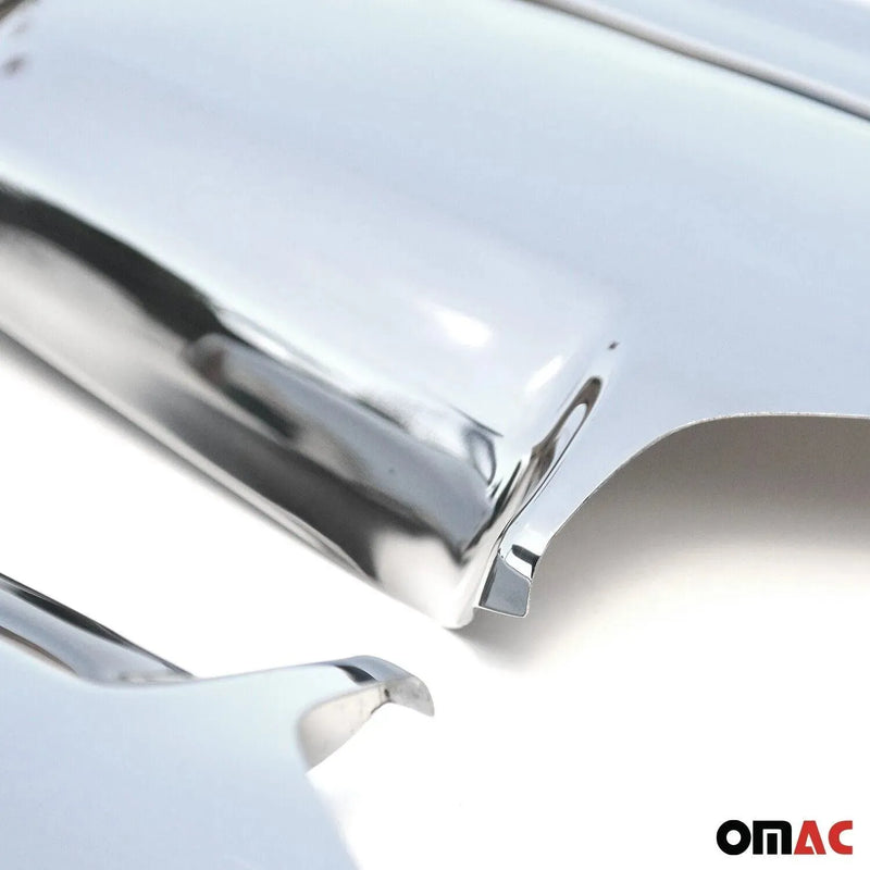 Side Mirror Cover Caps Fits Mercedes Sprinter W906 2006-2013 Steel Silver 2 Pcs - OMAC USA