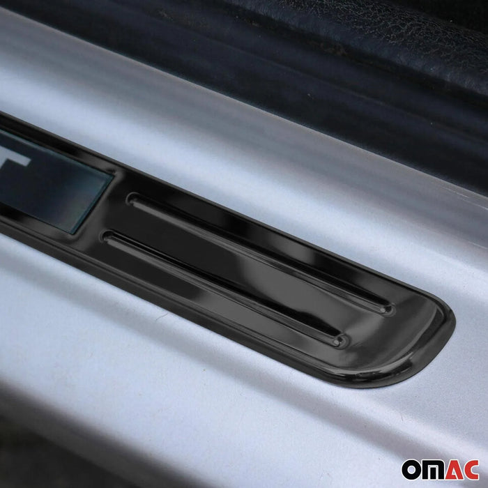 Door Sill Scuff Plate Illuminated for Honda Sport Steel Dark 4 Pcs