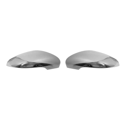 Side Mirror Cover Caps Fits VW Golf Mk6 2010-2014 Steel Silver 2 Pcs - OMAC USA