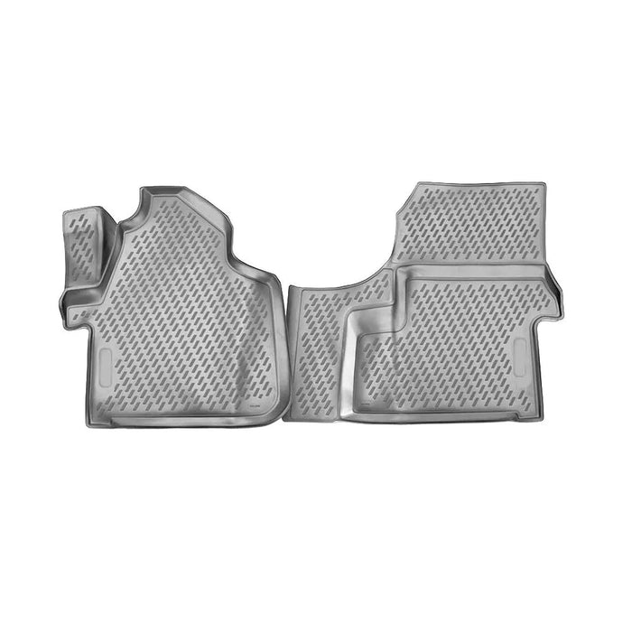 OMAC Floor Mats Liner for Mercedes Sprinter W906 2014-2018 Gray TPE All-Weather