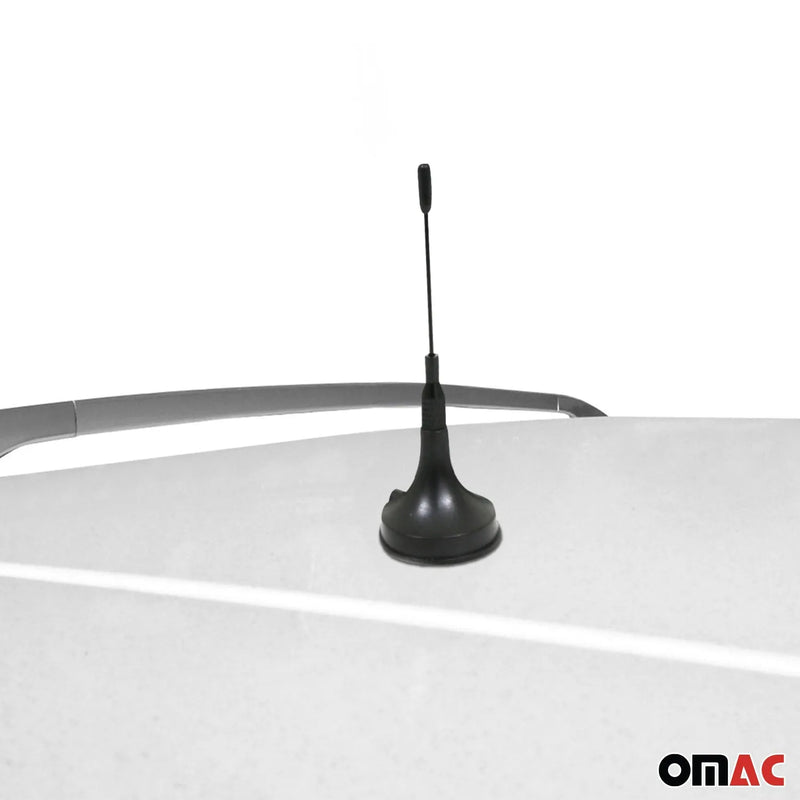 Car Radio Antenna Amplified AM / FM Signal Aerial Roof Magnet Mount