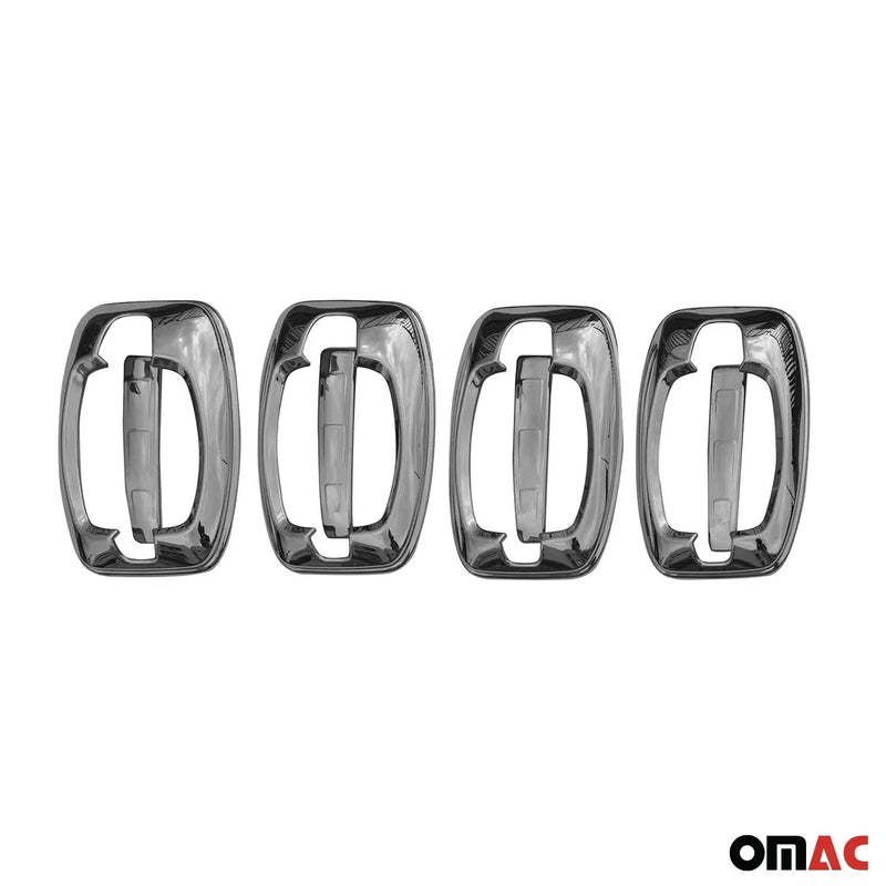 2014-2024 RAM ProMaster Mirror Cover Caps & Door Sill Covers Chrome Set 13x