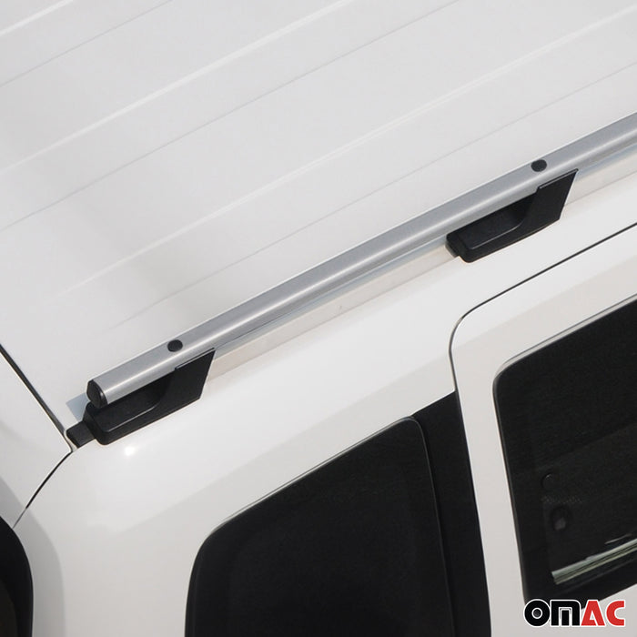 Roof Racks Side Rails Alu for VW Amarok 2010-2020 Gray 2 Pcs