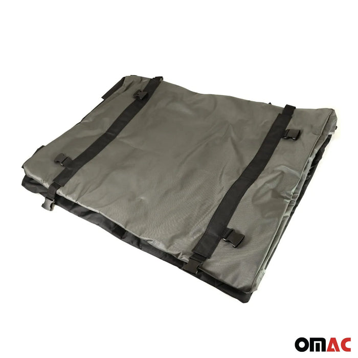 17 Cubic Waterproof Roof Top Bag Cargo Luggage Storage for RAM Black