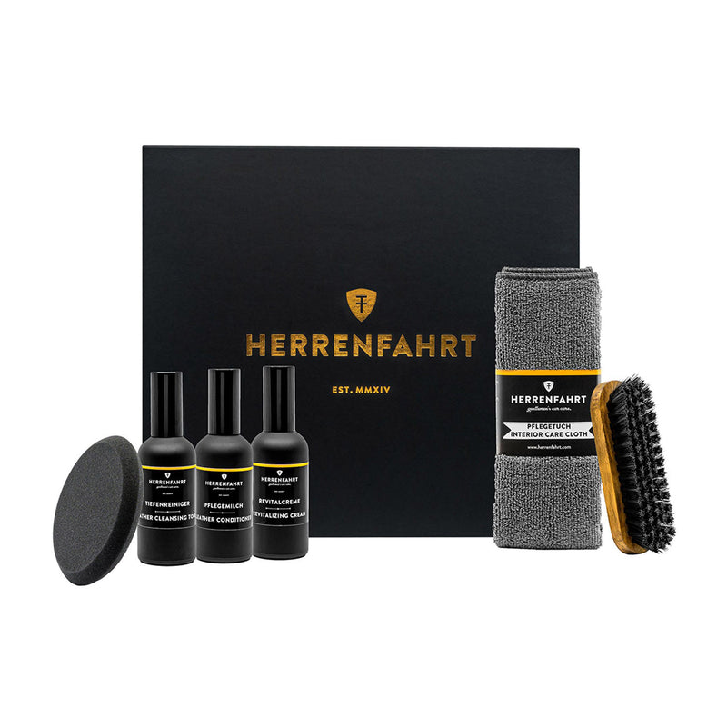 Leather Cleaner and Conditioner Car Interior Revitalising Care Sets Gift Box