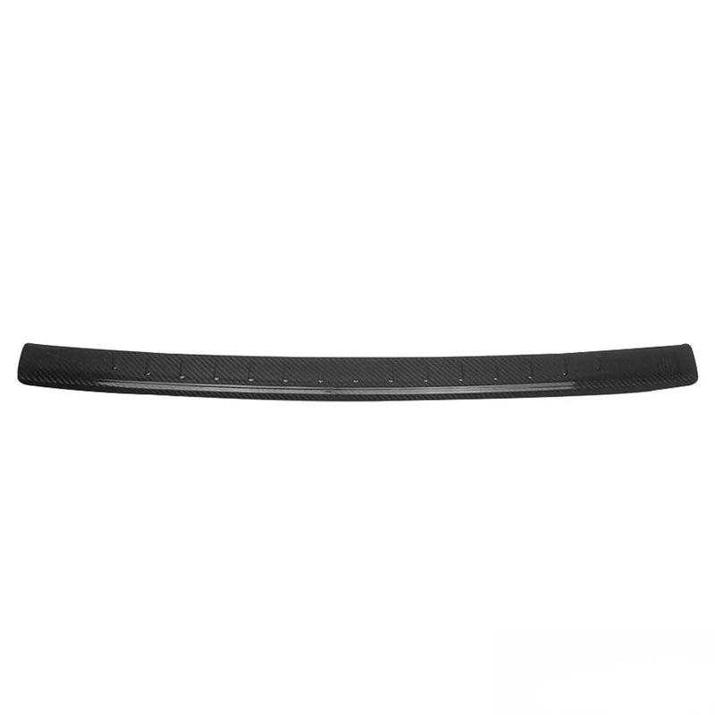 Rear Bumper Sill Cover Protector Guard for Fiat 500 2009-2019 Carbon Fiber - OMAC USA