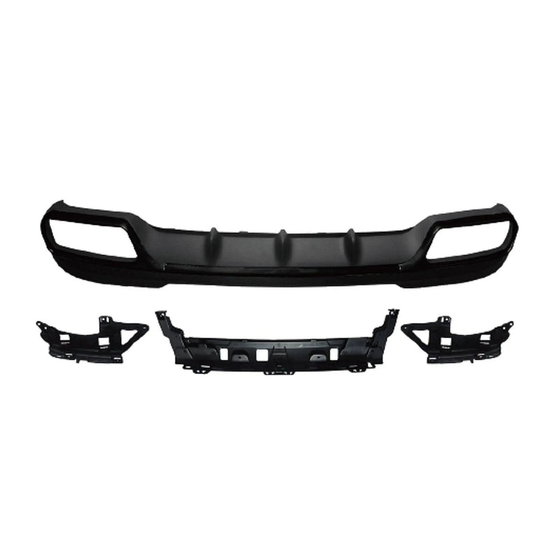 2014-2016 Mercedes E Class W212 Sedan Rear Bumper Diffuser AMG Black