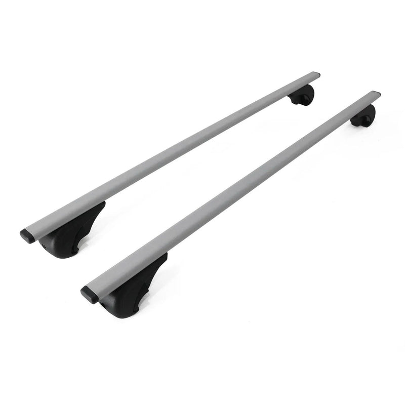 50" Roof Racks Cross Bars Top Luggage Carrier Durable Lockable Silver 2Pcs