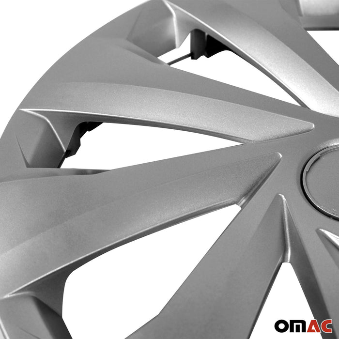 15 Inch Wheel Rim Covers Hubcaps for Audi Silver Gray