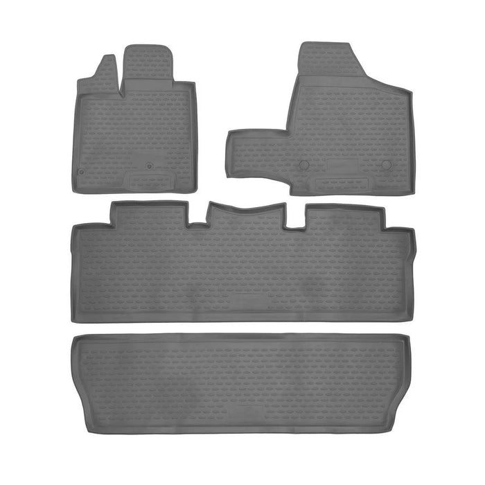 OMAC Floor Mats Liner for Toyota Sienna 2004-2010 Gray 4 Pcs