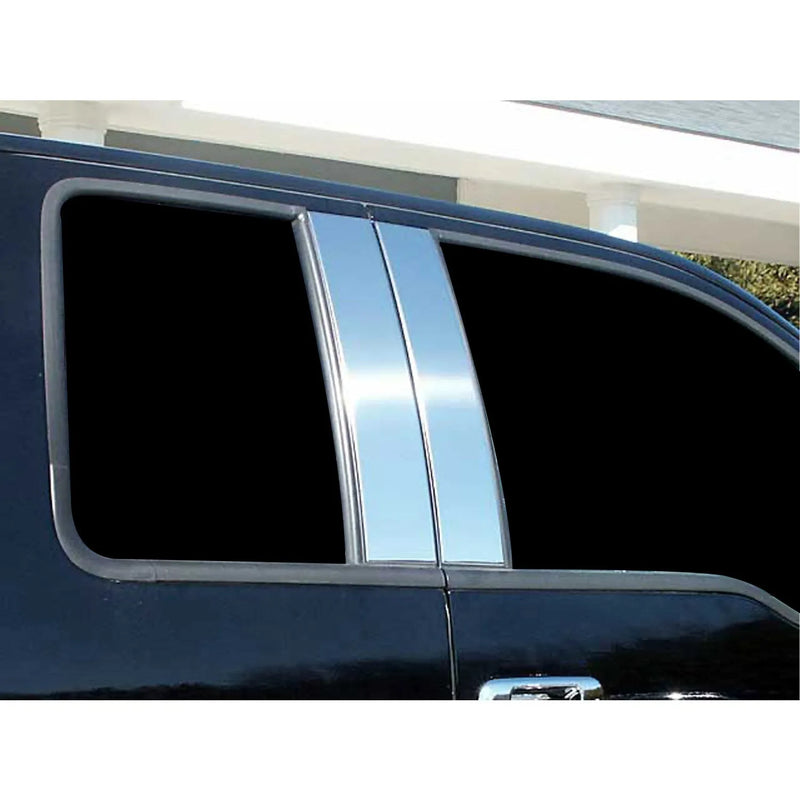 2004-2014 Ford F-150 Stainless Steel Pillar Trim 4 Pcs