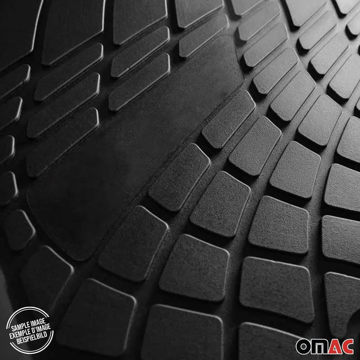 OMAC Floor Mats Liner for Hyundai Tucson 2016-2018 Black TPE All-Weather 4 Pcs