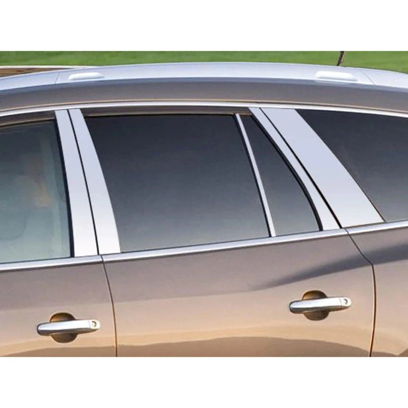 2008-2012 Buick Enclave Stainless Steel Pillar Trim 10Pc