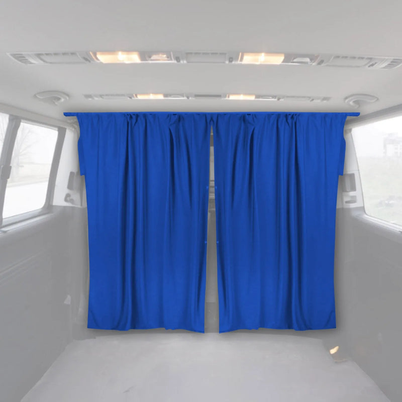 RAM ProMaster Cabin Divider Curtains Privacy Curtains Blue 2 Curtains