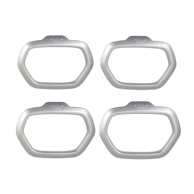 Speaker Frame Chrome for Jeep Renegade 2015-2024 Silver Chrome 4 Pcs