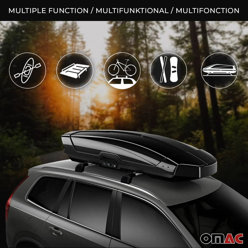 2013-2015 Subaru XV Crosstrek Roof Rack Cross Bars Black