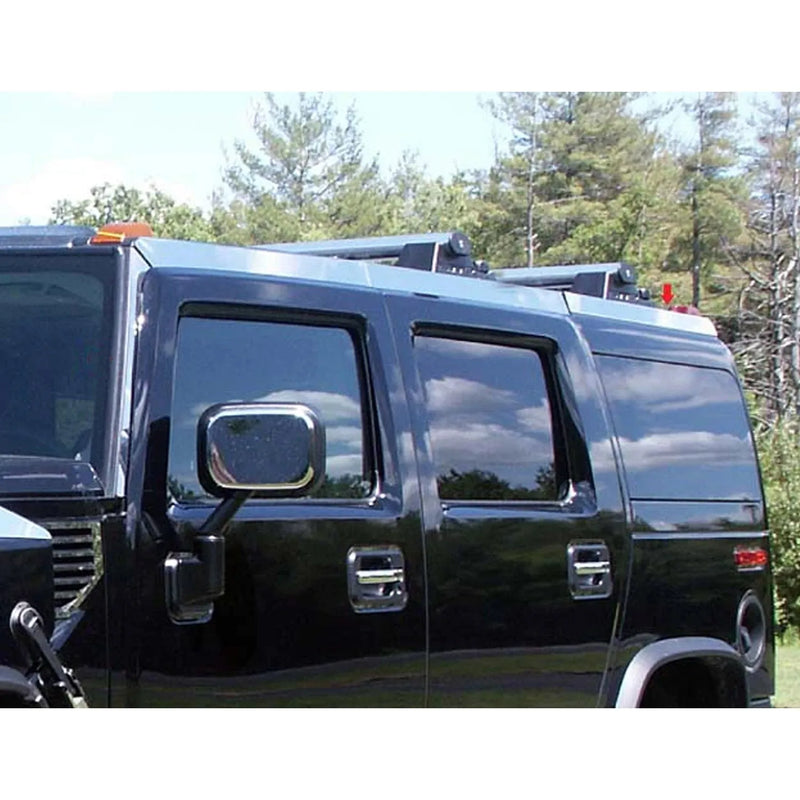 2003-2009 Hummer H2 Stainless Steel Top Rail Accent 8 Pcs