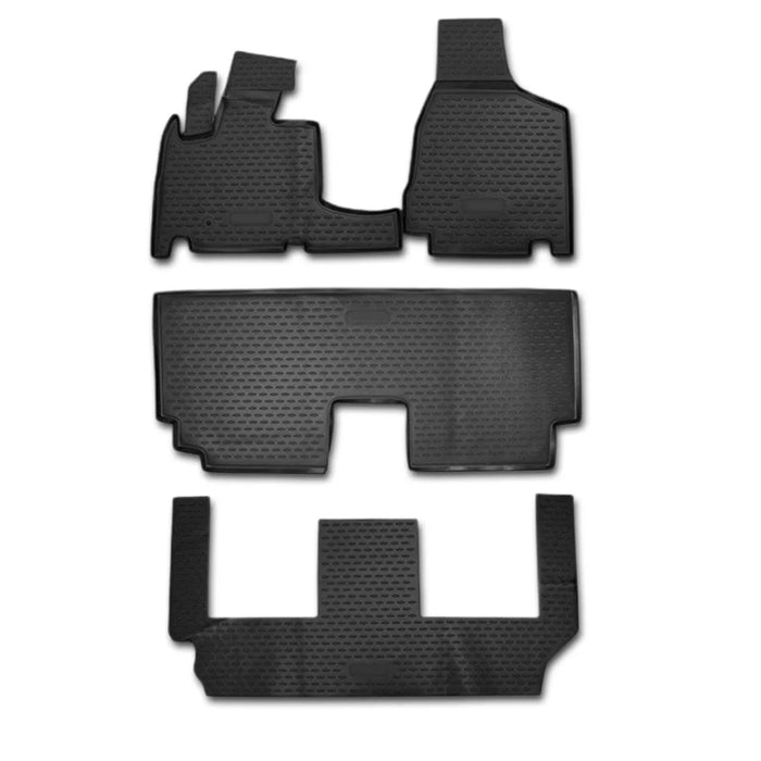 OMAC Floor Mats Liner for Dodge Grand Caravan 2008-2020 Black TPE All-Weather 4x