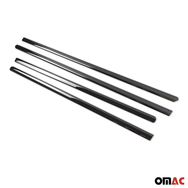 Window Molding Trim Streamer for Mercedes M Class W164 2005-2011 Steel Dark 4x - OMAC USA