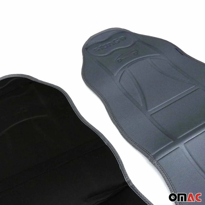 Mitsubishi Car Seat Protector Cushion Cover Mat Pad Gray Gray 2 Pcs