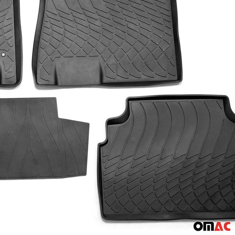 2021-2024 Kia K5 Floor Mats Liners Full Set All Weather Black