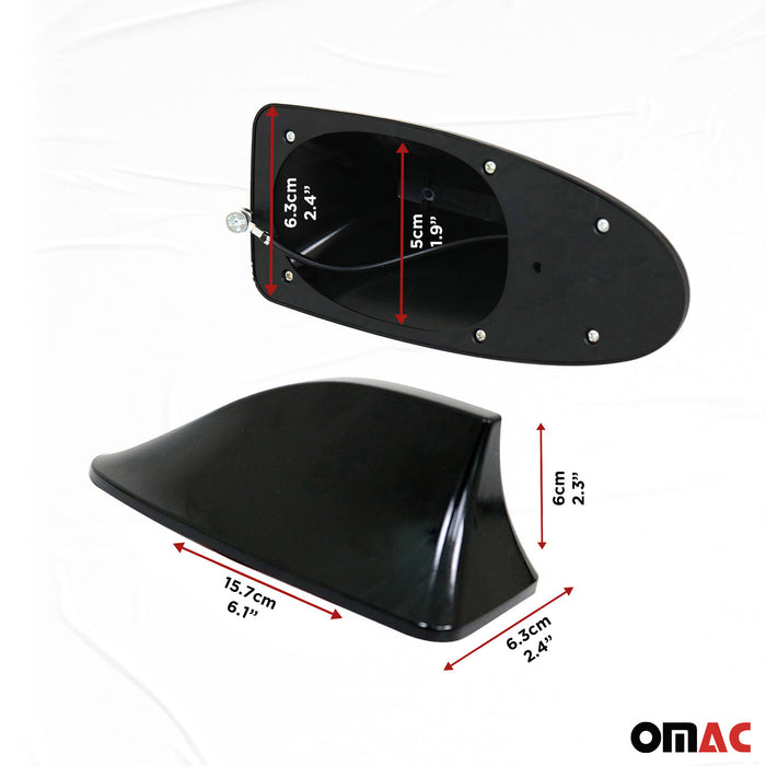 Car Shark Fin Antenna Roof Radio AM/FM Signal for GMC Sierra Black