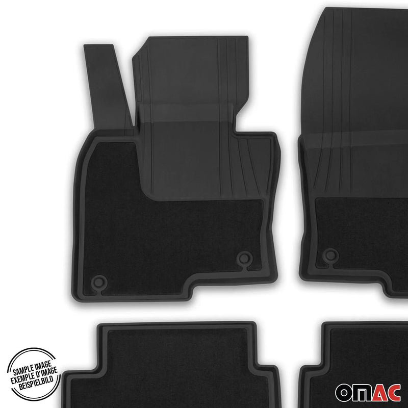 2019-2024 Toyota RAV4 Floor Mats Liners Full Set All Weather Black