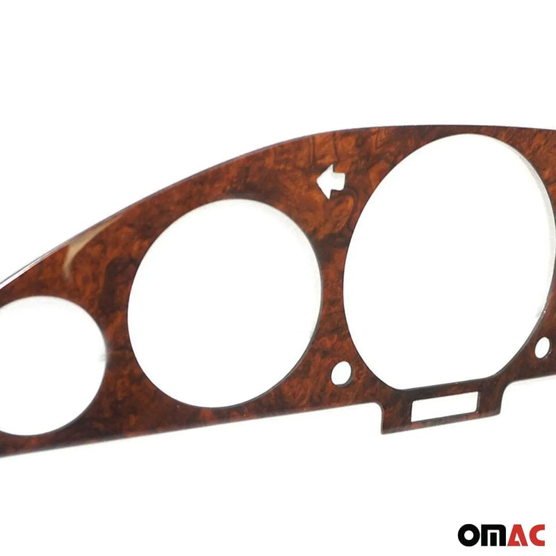 Dash Speedometer Frame for Mercedes S Class W140 C140 1991-1998 Walnut Wood - OMAC USA