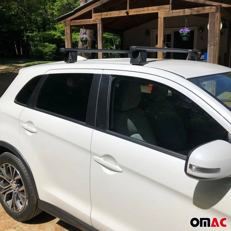 2012-2017 Tesla Model S Roof Rack Cross Bars Silver