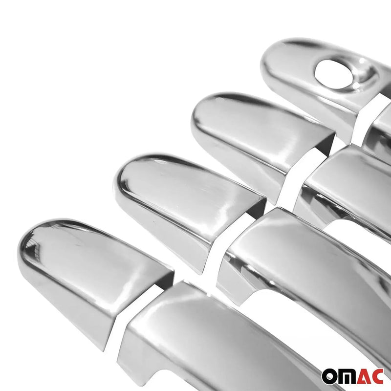 Car Door Handle Cover Protector for Ford Escape 2005-2023 Steel Chrome 8 Pcs - OMAC USA