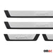 Door Sill Scuff Plate Scratch Flexill for BMW X1 E84 2013-2015 S. Steel 4x - OMAC USA