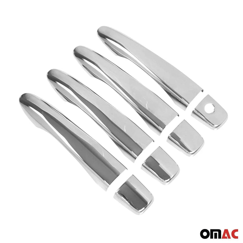 Car Door Handle Cover Protector for Nissan Rogue 2014-2023 Steel Chrome 8 Pcs - OMAC USA