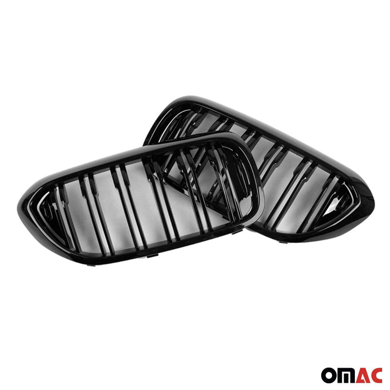 2017-2020 BMW 5 Series G30 G31 Sedan Touring Front Kidney Grille M-Tech Gloss Black