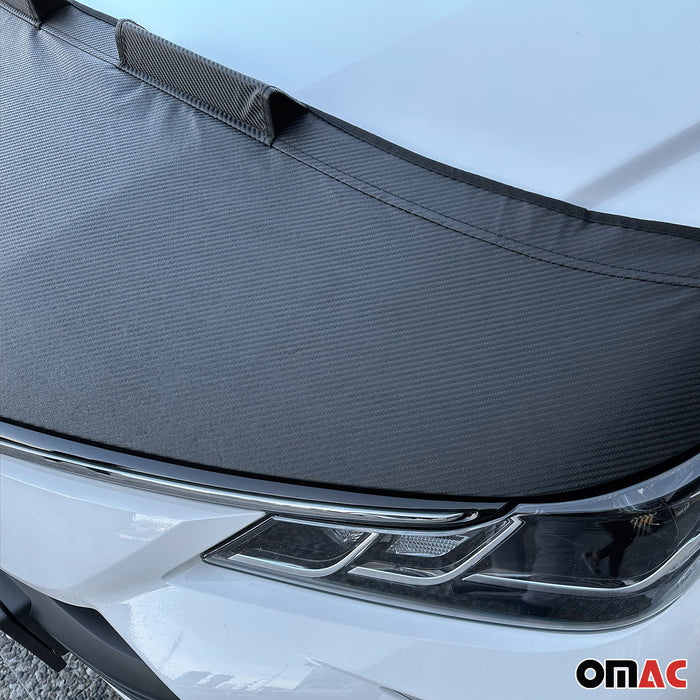 OMAC Car Bonnet Mask Hood Bra for Chevrolet Cruze 2011-2014 Carbon Black 1 Pc