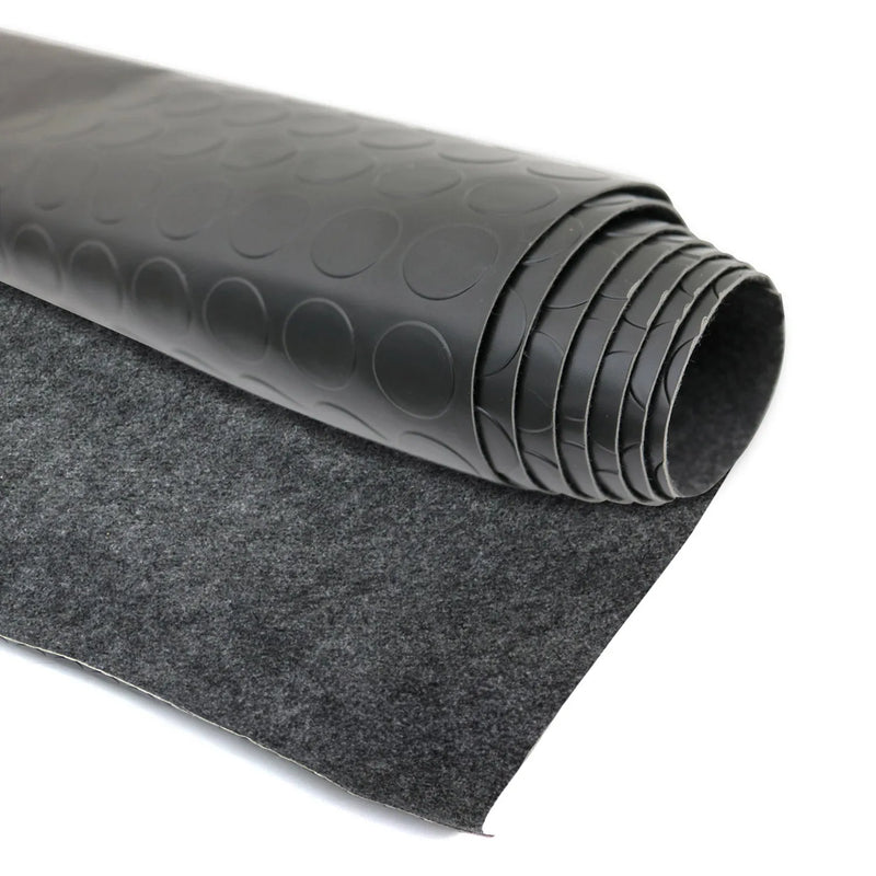 Rubber Truck Bed Liner Trunk Mat Flooring Mat 118x79 inch Peny Style Black