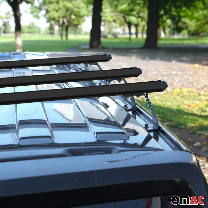 2015-2022 RAM ProMaster City Roof Rack Cross Bars 3Pcs Black