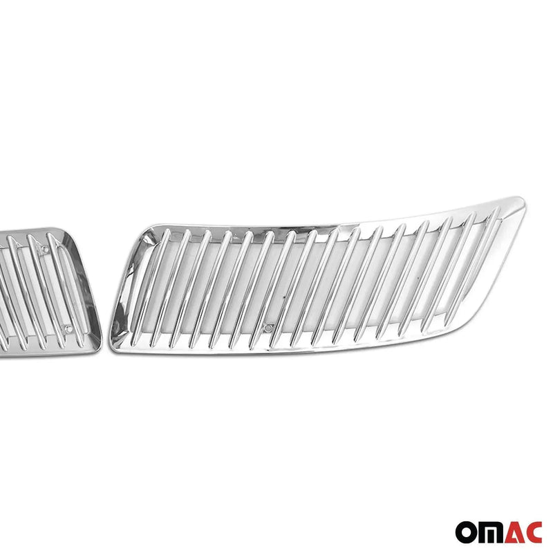 Front Bumper Grill Trim Molding for Mercedes Sprinter W906 2006-2018 Silver 2Pcs - OMAC USA