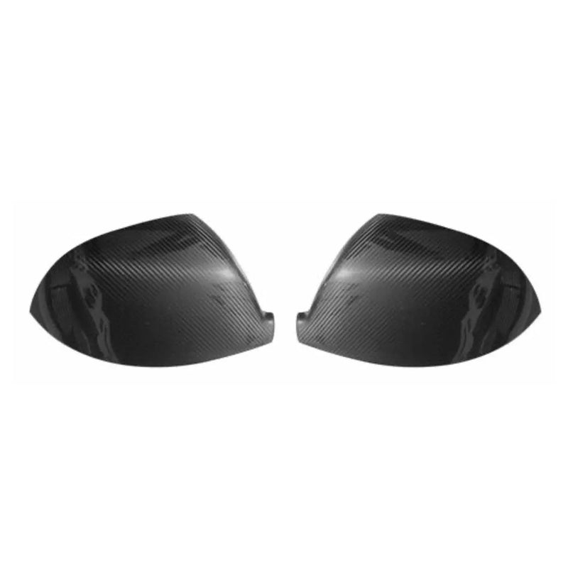 Side Mirror Cover Caps fits VW Amarok 2010-2016 Carbon Fiber Black 2Pcs - OMAC USA