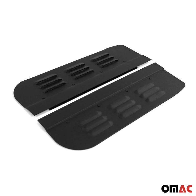 2014-2024 RAM ProMaster Car Ventilation Window Air Vent Black Aluminium 2Pcs