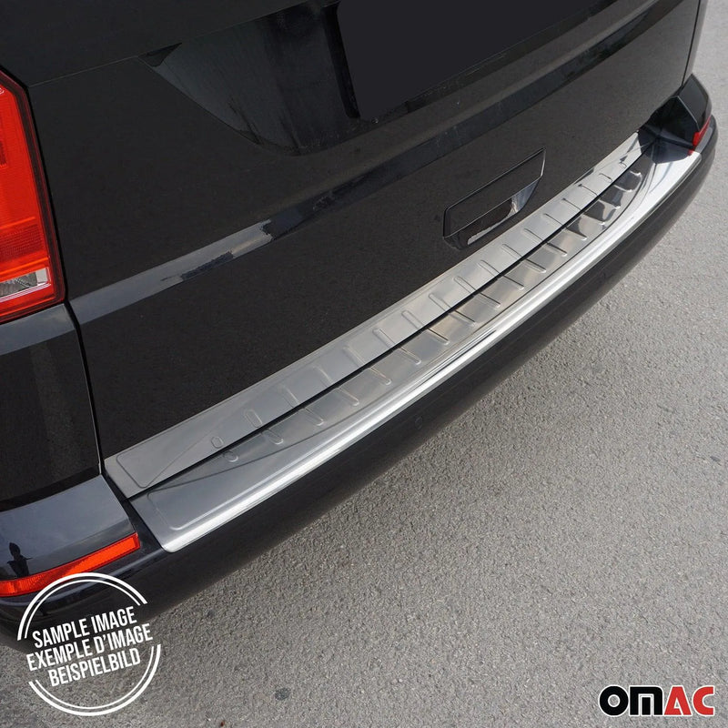 Rear Bumper Sill Cover Protector Guard for Dodge Journey 2009-2020 Steel Silver - OMAC USA