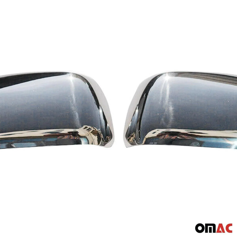 Side Mirror Cover Caps Fits Toyota RAV4 2006-2009 Steel Silver 2 Pcs - OMAC USA