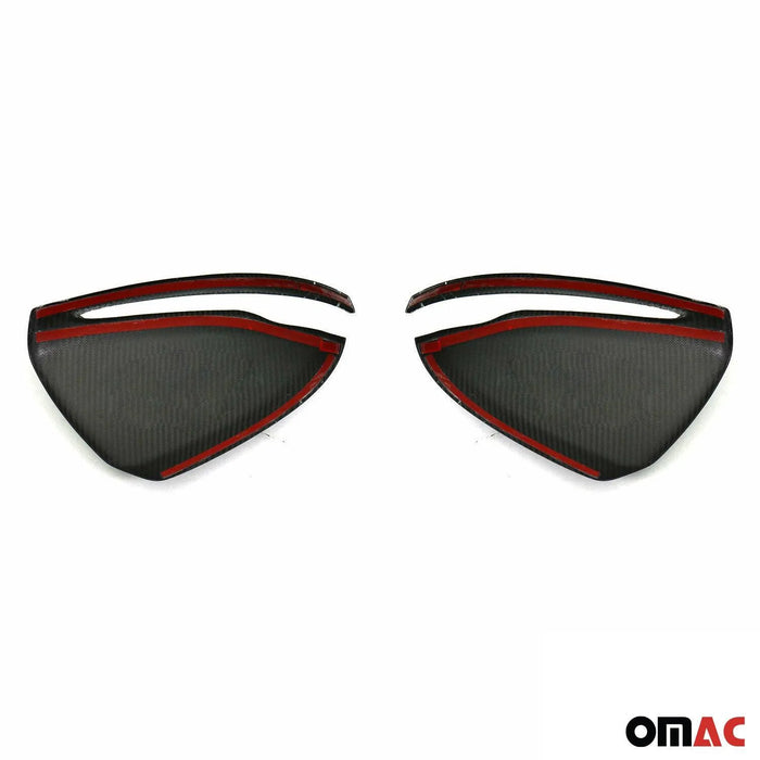 Side Mirror Cover Caps fits Mercedes S Class W222 2014-2020 Carbon Fiber 2x