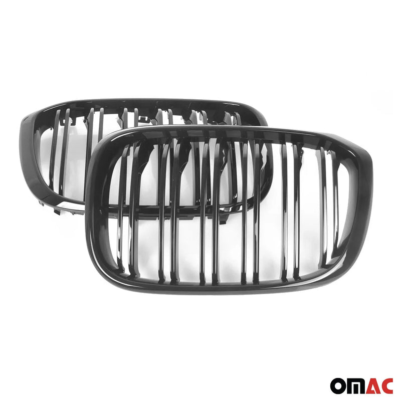 2018-2021 BMW X3 G01 X4 G02 Front Kidney Grille M Style Gloss Black