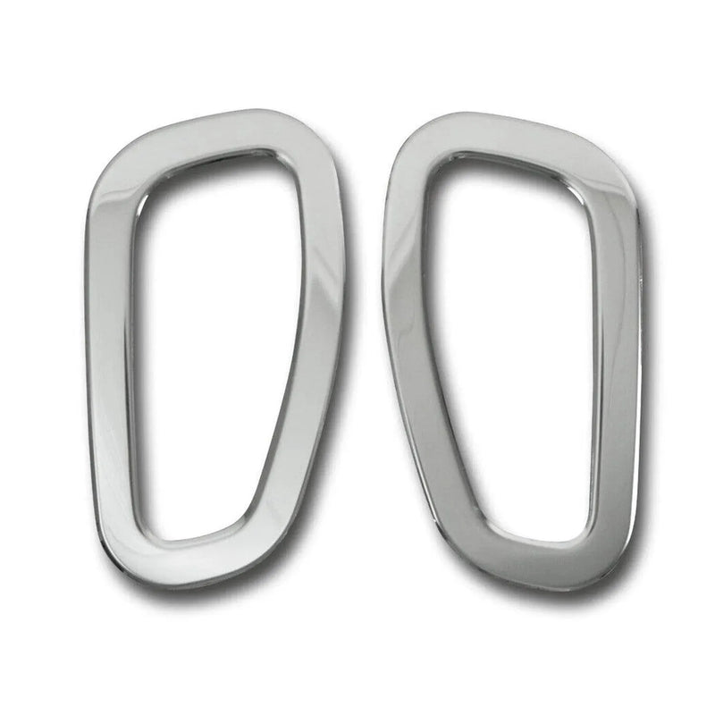 Side Indicator Signal Trim Cover for Jeep Renegade 2015-2023 Silver Steel 2 Pcs - OMAC USA