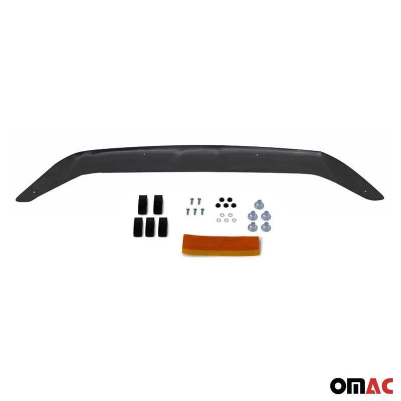 Front Bug Shield Hood Deflector Guard for Ford Escape 2013-2016 Black Smoke - OMAC USA