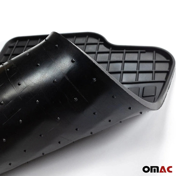 OMAC Floor Mats Liner for Mercedes E Class W211 Sedan 2004-2009 Rubber Black 4x