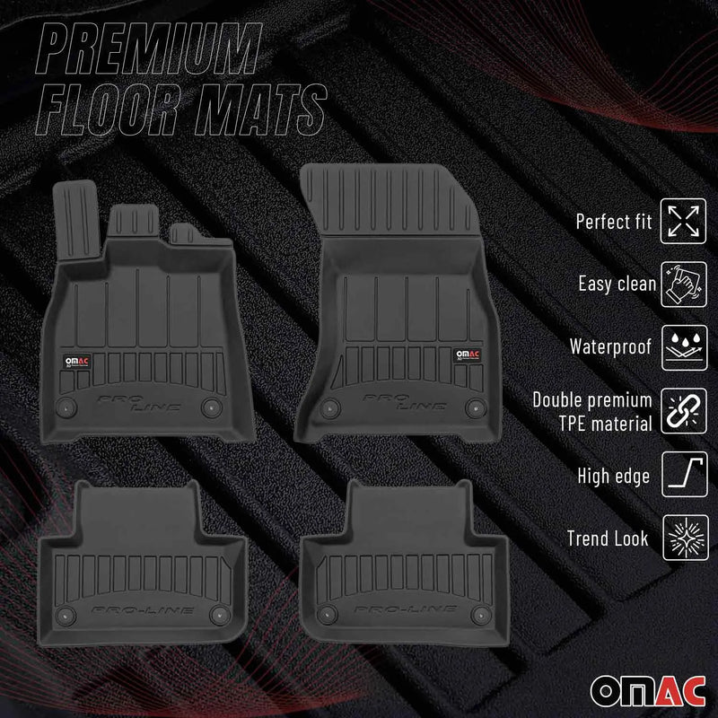 2018-2024 Audi Q5 Premium Floor Mats Liners Full Set All Weather Heavy Duty